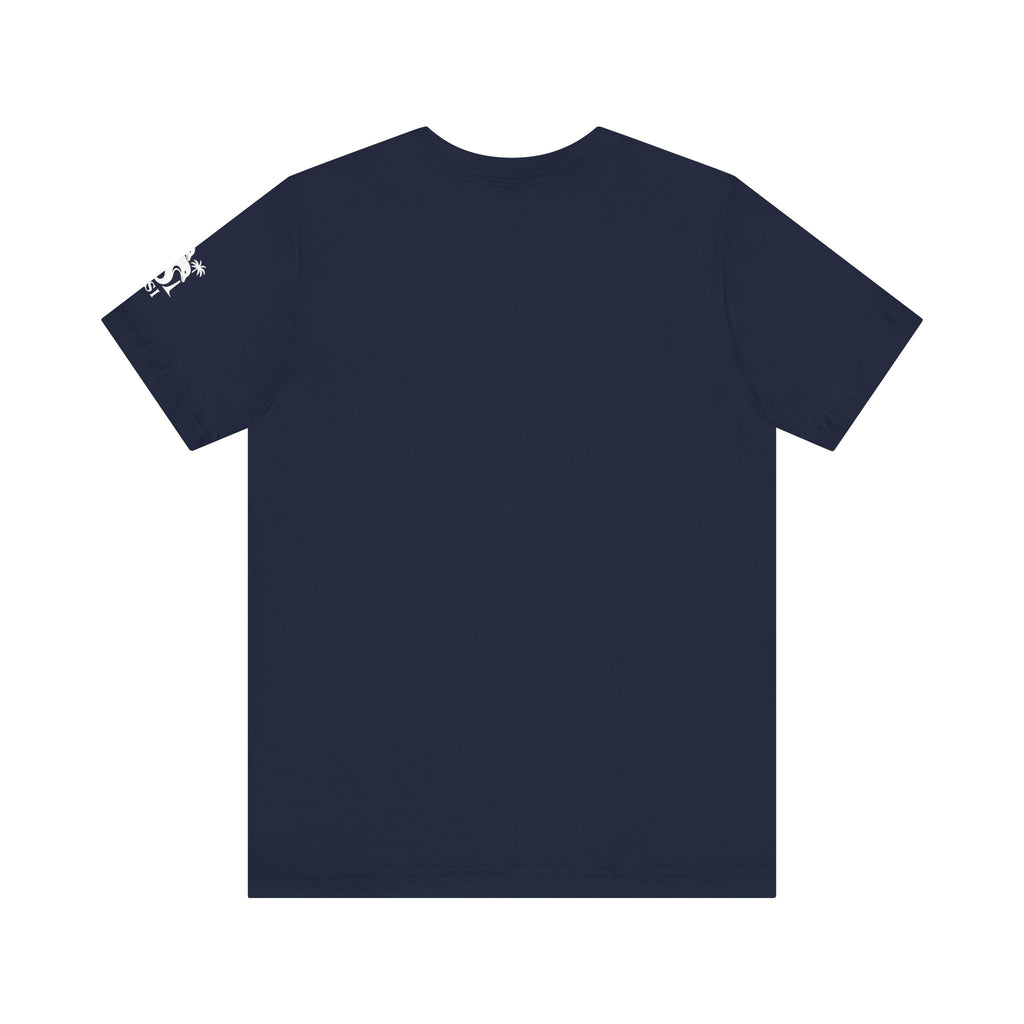 Nautical Navy Red Clay Tee - Unisex Jersey Short Sleeve