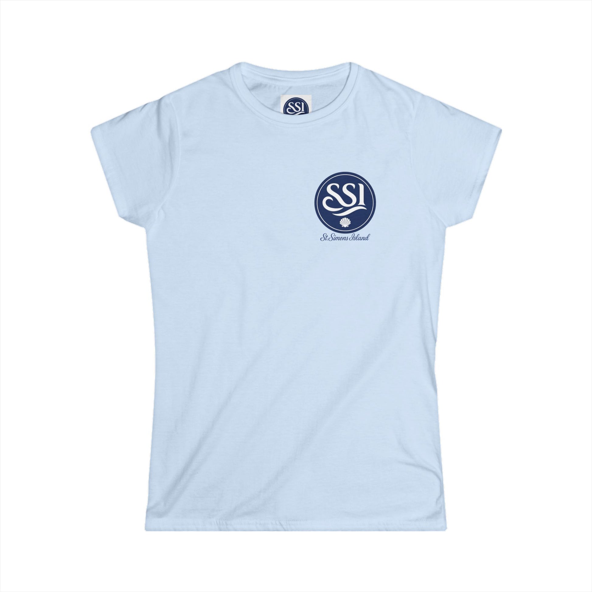 Women's Softstyle Tee with SSI Logo | Comfortable Casual Top for Every Occasion, Gift for Her, Everyday Wear, Summer Shirt, Relaxed Fit Tee