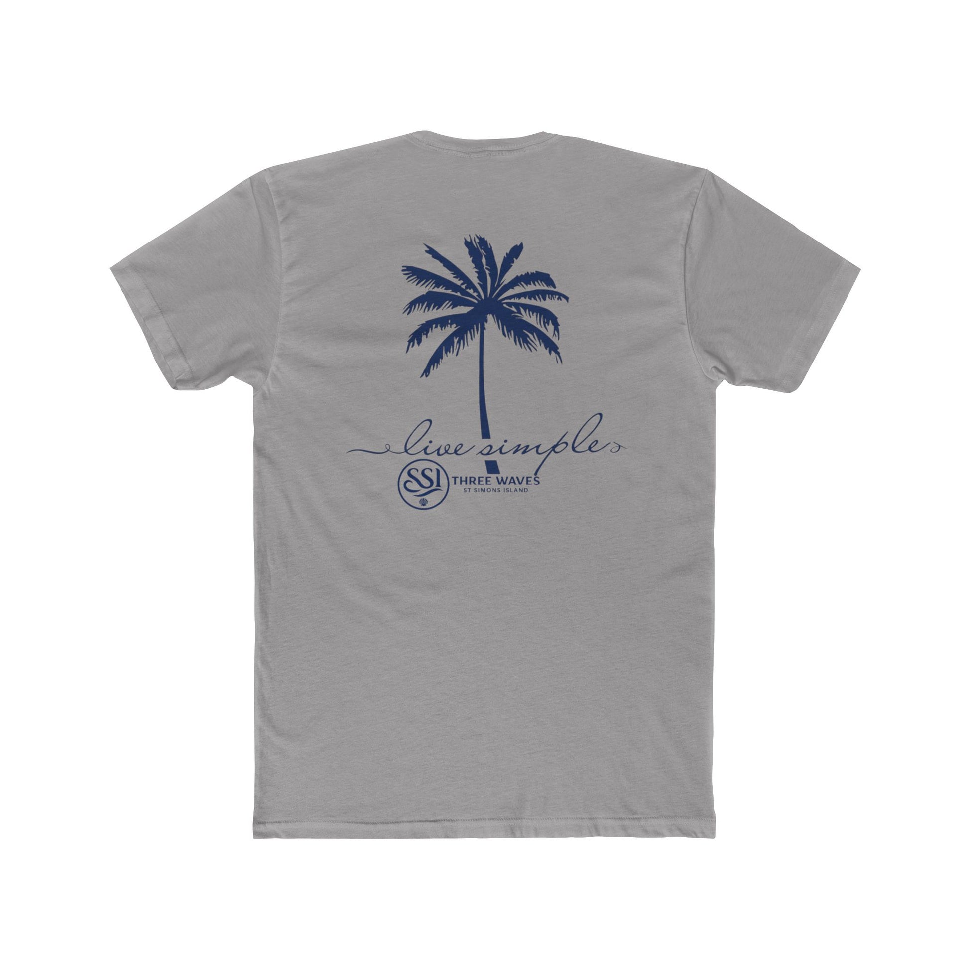 Live Simple Unisex Cotton Crew Tee | Summer Vibes T-Shirt, Casual Wear, Beach Apparel, Gift for Him/Her, Relaxed Style