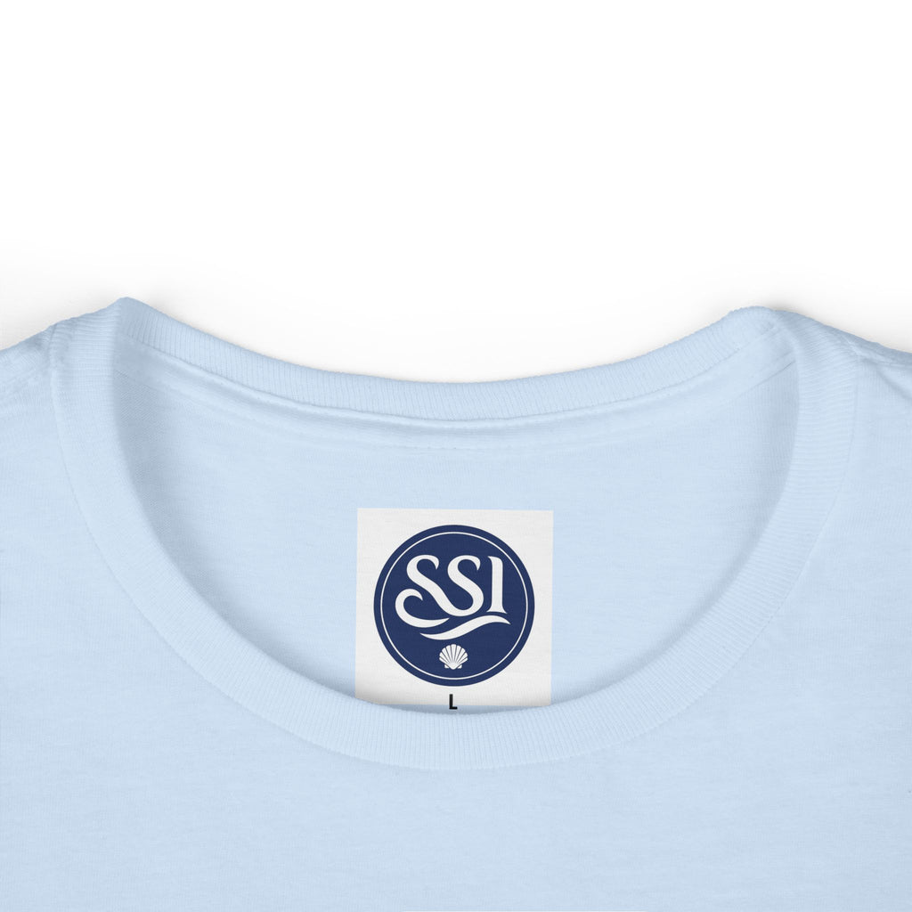 Women's Softstyle Tee with SSI Logo | Comfortable Casual Top for Every Occasion, Gift for Her, Everyday Wear, Summer Shirt, Relaxed Fit Tee