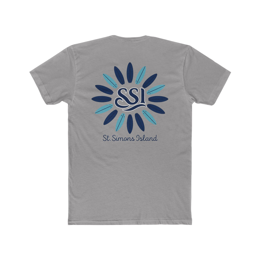 St. Simons Island Unisex Cotton Crew Tee, Beachwear, Vacation Shirt, Nautical Tee, Summer Casual Top, Gift for Island Lovers