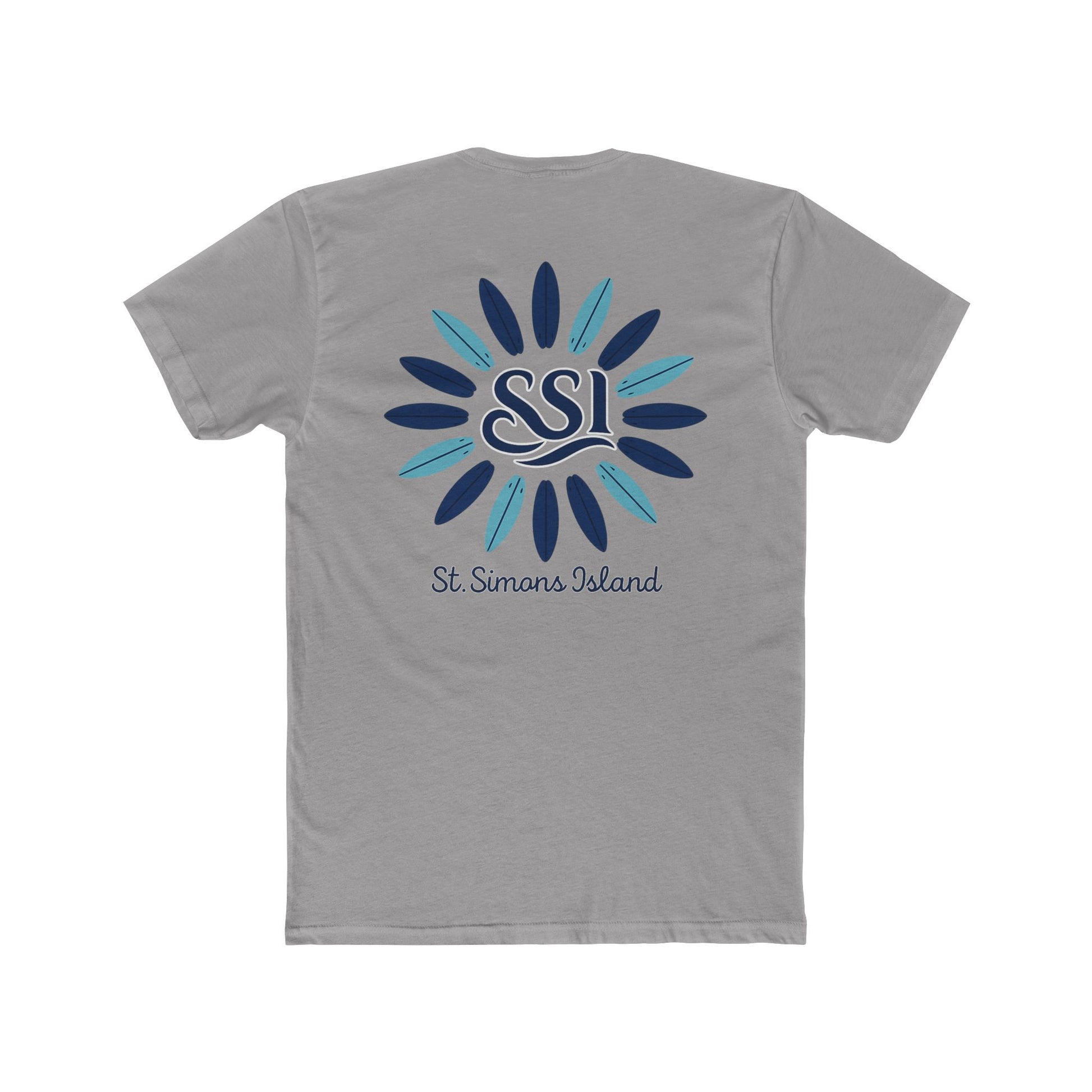 St. Simons Island Unisex Cotton Crew Tee, Beachwear, Vacation Shirt, Nautical Tee, Summer Casual Top, Gift for Island Lovers