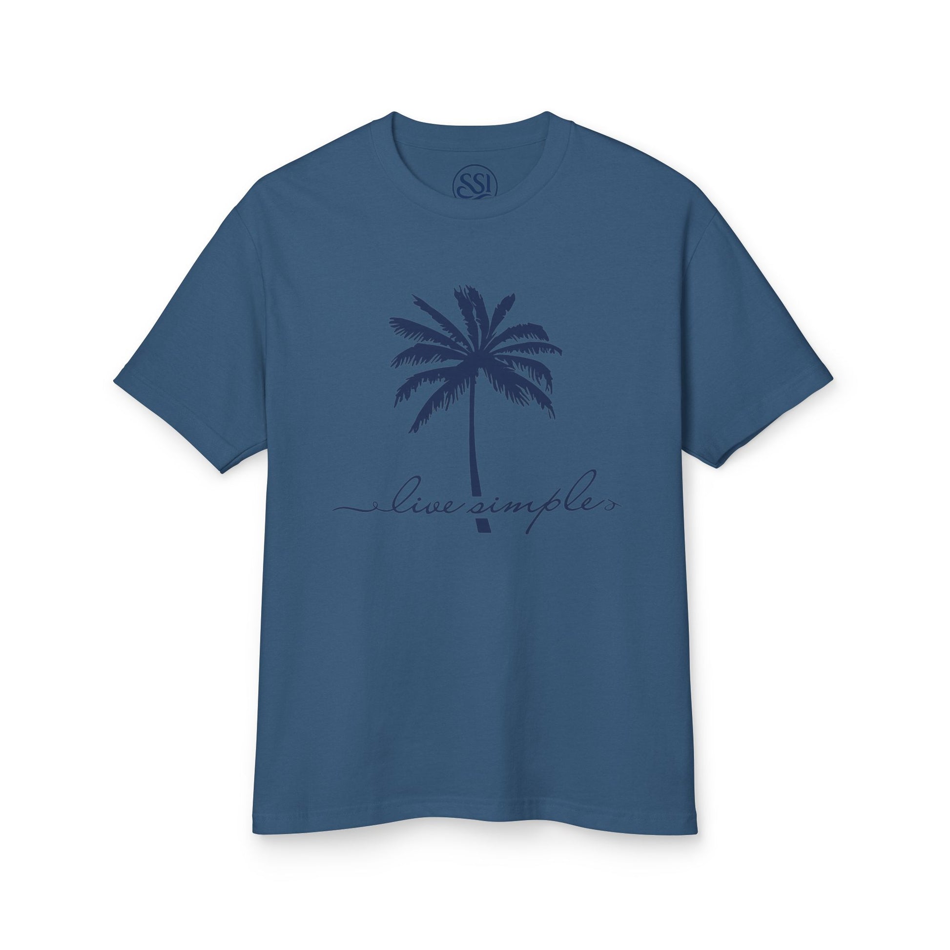 Vibrant Beach Tee - Live Simple, Unisex Cotton Shirt, Summer Style, Vacation Wear, Coastal Vibes, Gift for Beach Lovers
