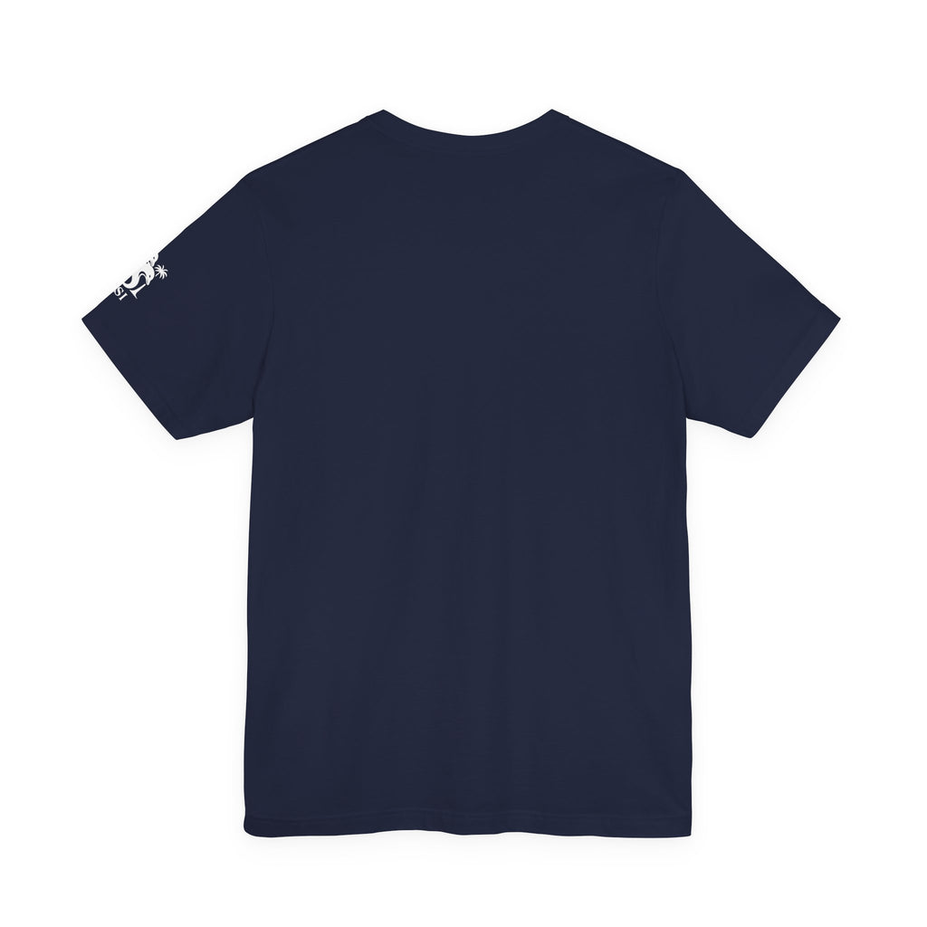Nautical Navy Red Clay Tee - Unisex Jersey Short Sleeve