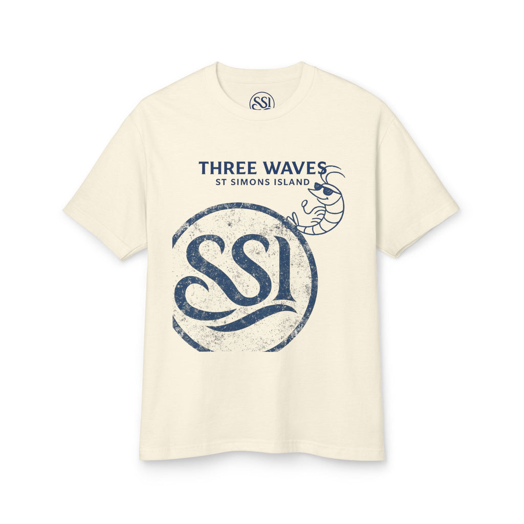 Heavyweight Cotton Tee - Coastal Vibes, Fishing Life, Beach Lover Gift, Casual Wear, Summer Style, Unisex T-Shirt