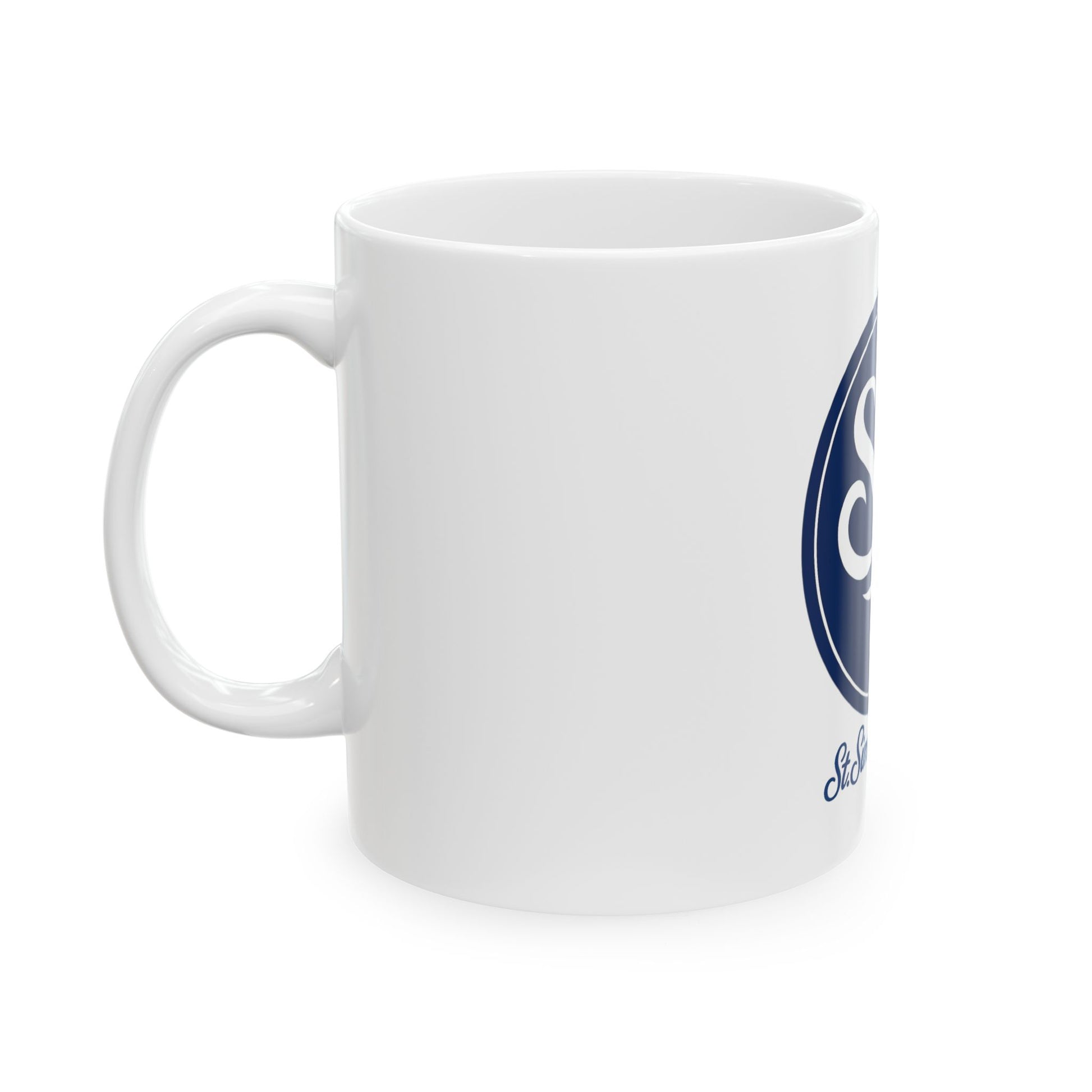 St. Simons Island Ceramic Mug - Coastal Coffee Cup for Beach Lovers, Perfect Souvenir Gift for Travelers, 11oz & 15oz Options