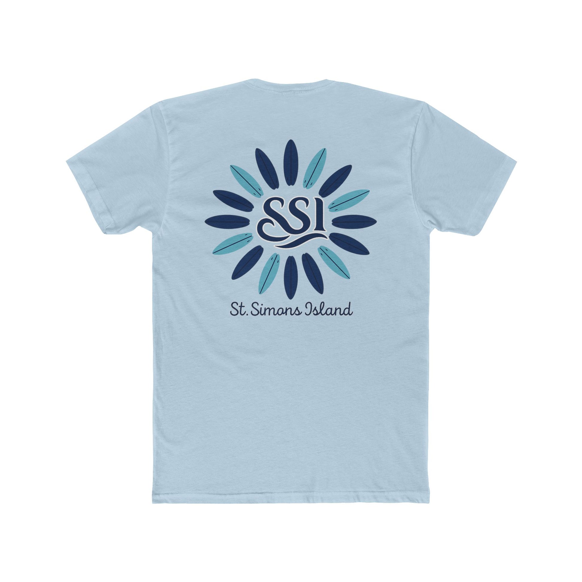 St. Simons Island Unisex Cotton Crew Tee, Beachwear, Vacation Shirt, Nautical Tee, Summer Casual Top, Gift for Island Lovers