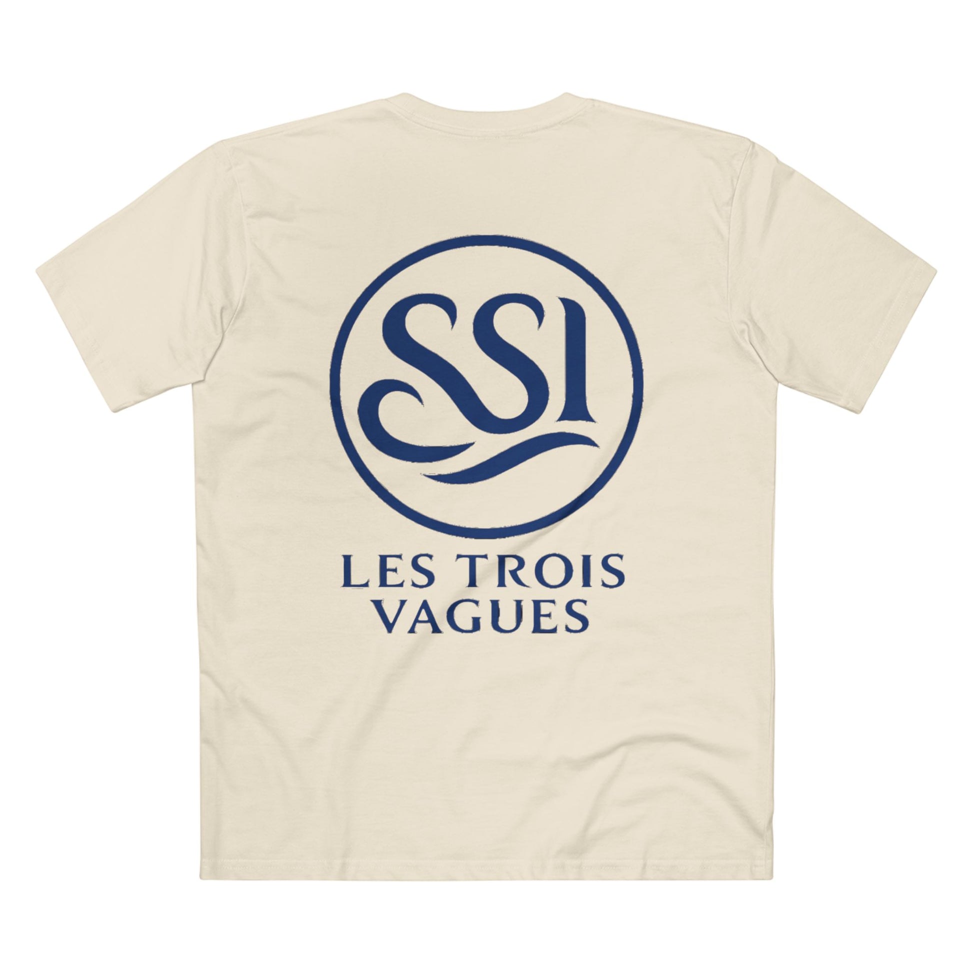 Three Waves Adult Staple Tee | Relaxed Casual Shirt, Summer Beachwear, Gift for Ocean Lovers, Trendy Graphic Tee, Everyday Wear