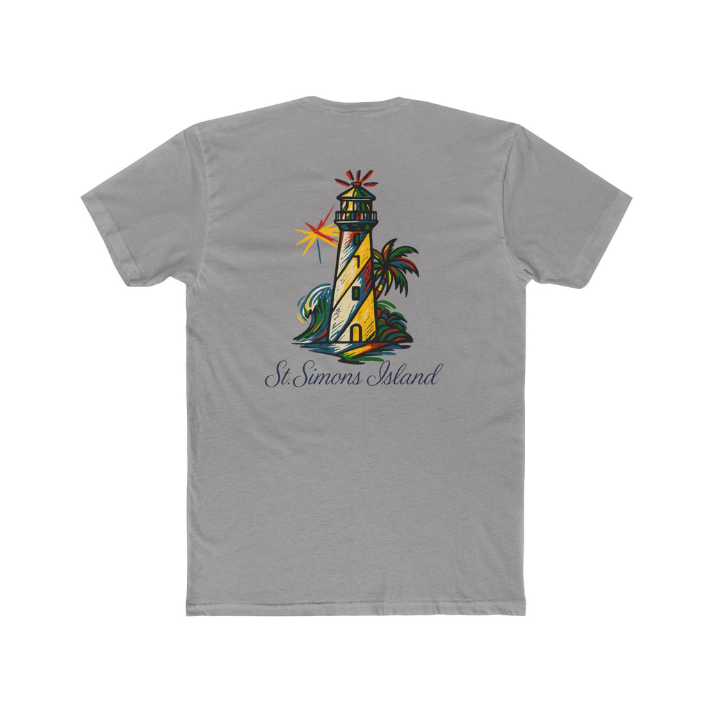 St. Simons Island Lighthouse Tee, Unisex Cotton Crew Shirt, Vacation Souvenir T-Shirt, Beach Lifestyle Apparel, Nautical Gift, Summer [...]