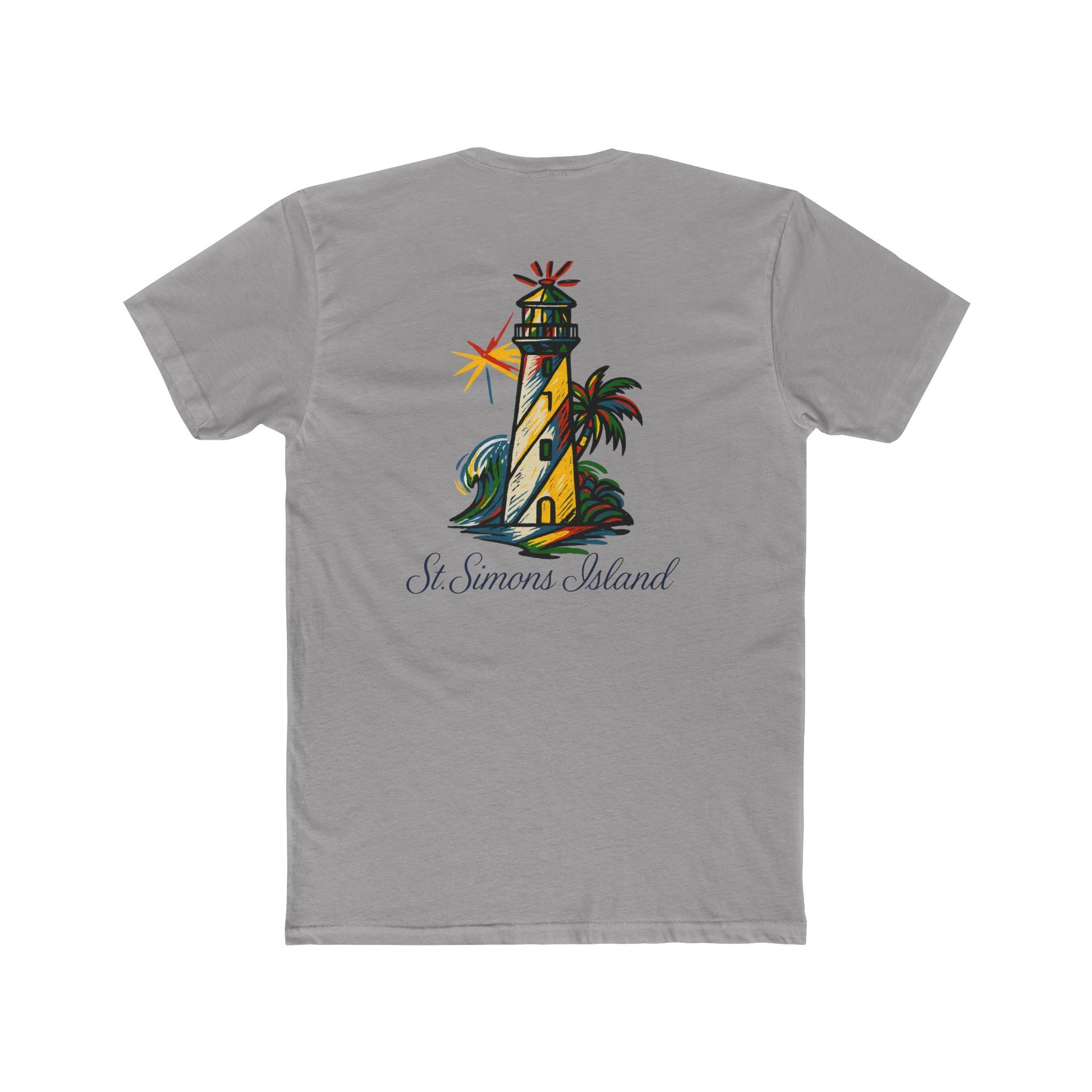 St. Simons Island Lighthouse Tee, Unisex Cotton Crew Shirt, Vacation Souvenir T-Shirt, Beach Lifestyle Apparel, Nautical Gift, Summer [...]