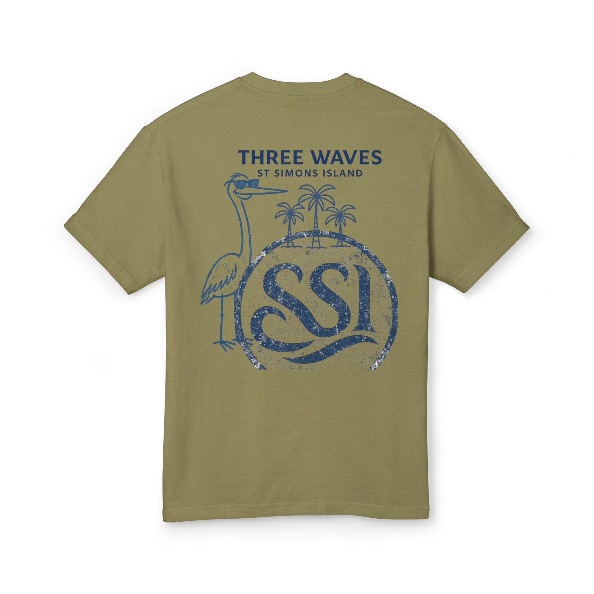Unisex St Simons Island Vintage Tee, Beach Vibe T-Shirt, Summer Style Clothing, Eco-Friendly Gift, Casual Wear