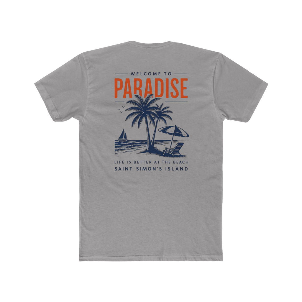 Unisex Beach Vacation Tee, Casual Summer Shirt, Saint Simon's Island Gift, Resort Wear, Tropical Paradise Apparel, Travel Souvenir