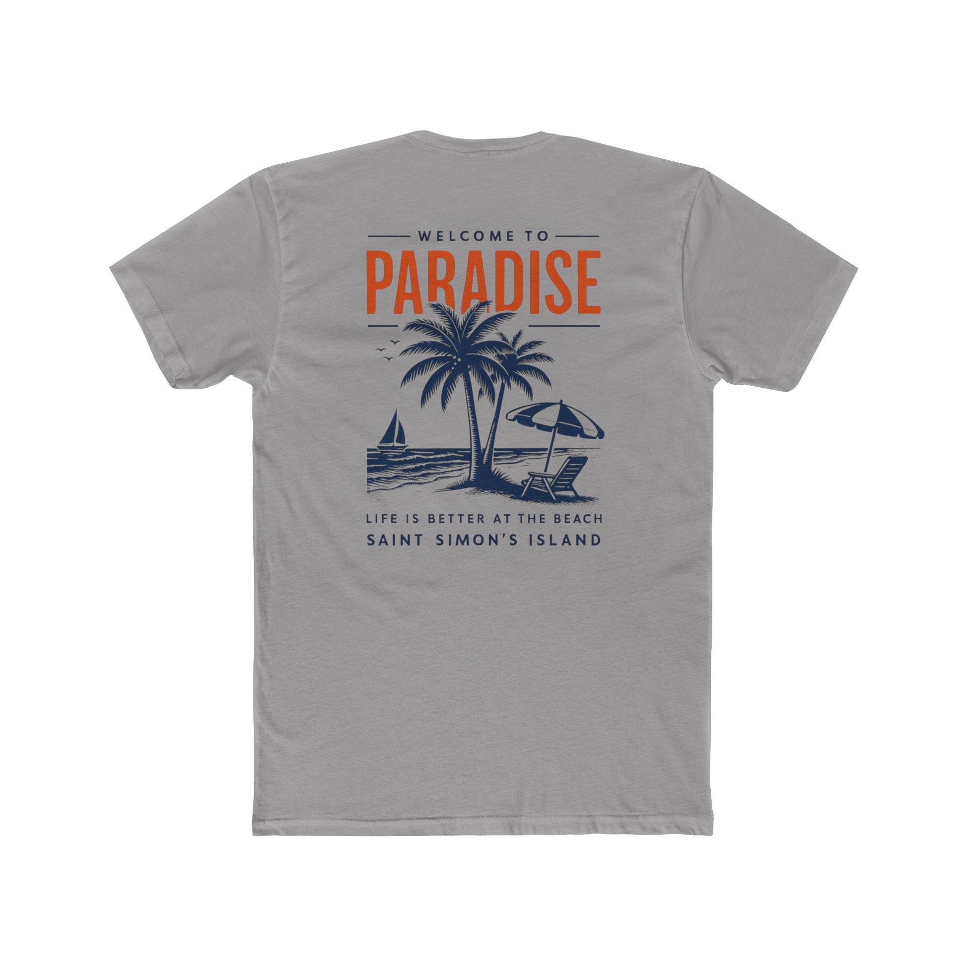 Unisex Beach Vacation Tee, Casual Summer Shirt, Saint Simon's Island Gift, Resort Wear, Tropical Paradise Apparel, Travel Souvenir