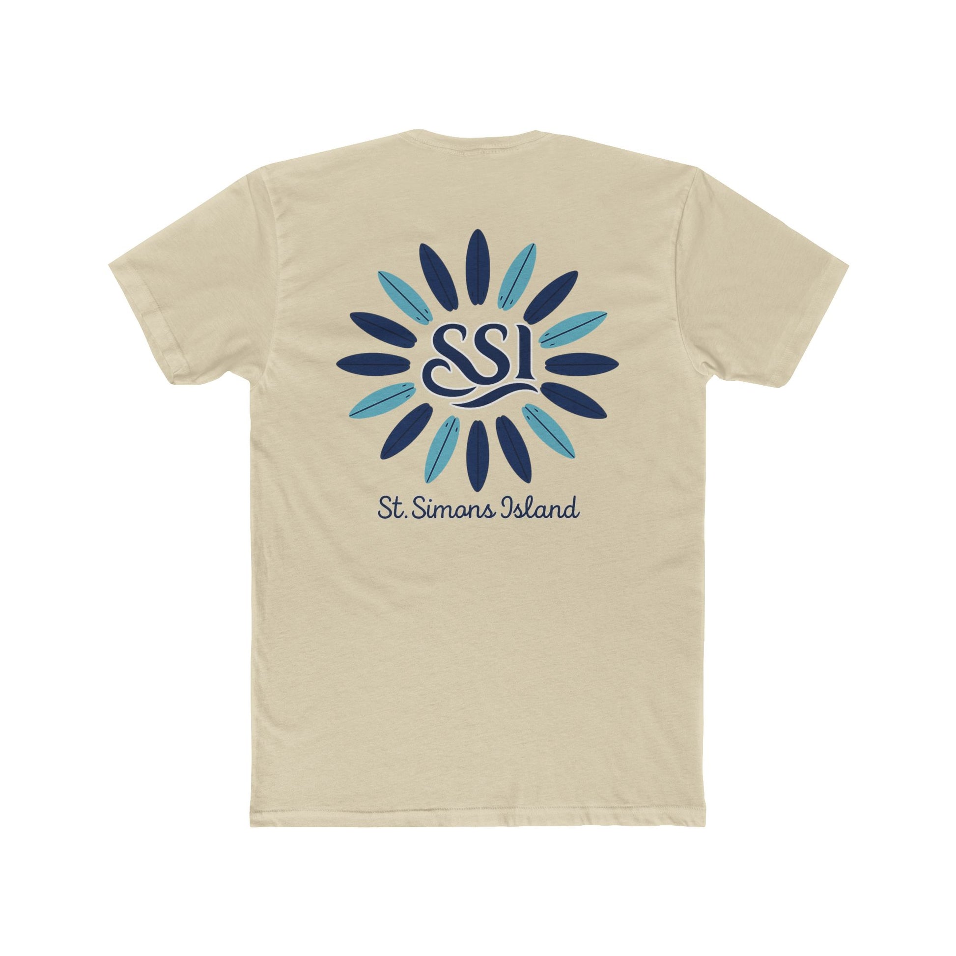 St. Simons Island Unisex Cotton Crew Tee, Beachwear, Vacation Shirt, Nautical Tee, Summer Casual Top, Gift for Island Lovers