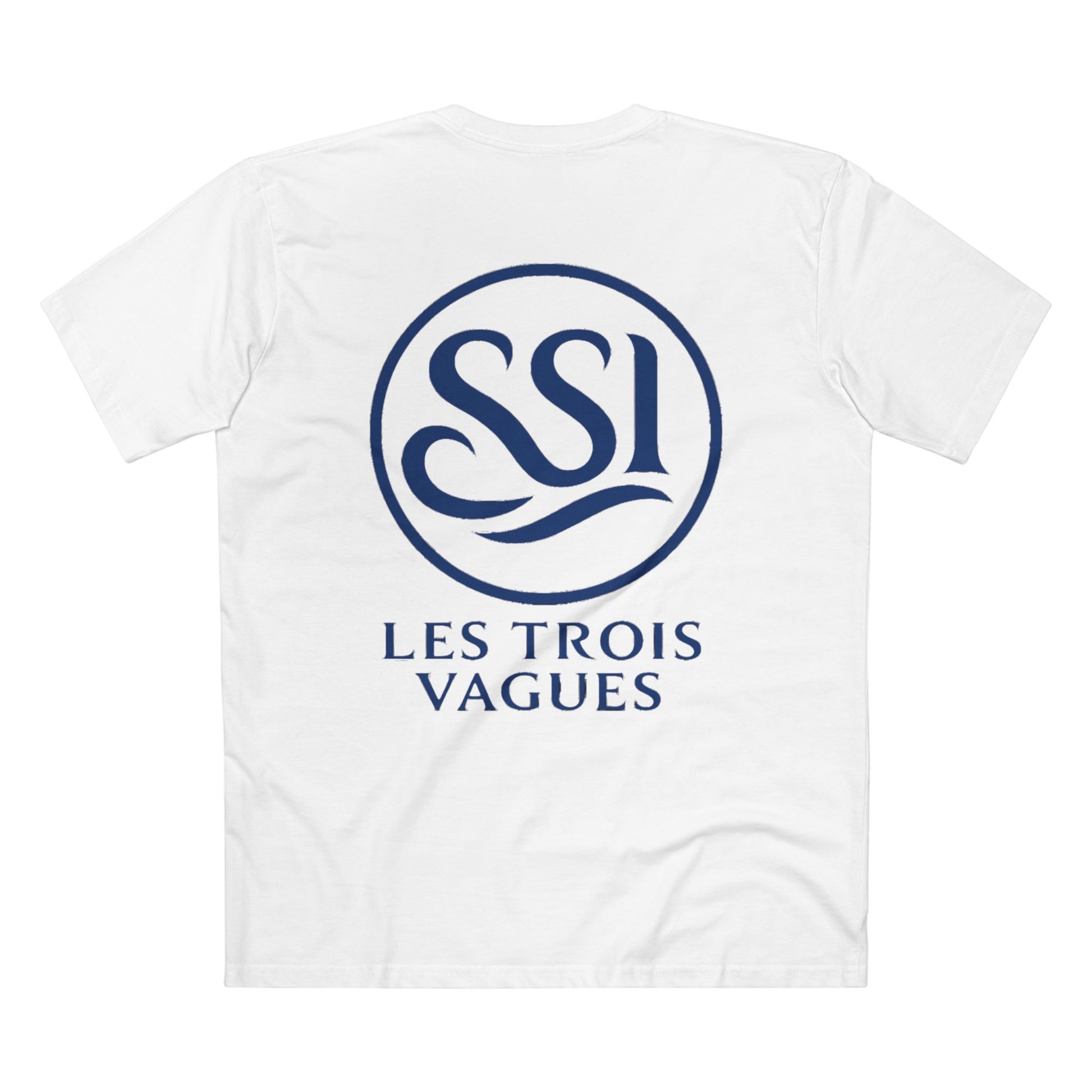 Three Waves Adult Staple Tee | Relaxed Casual Shirt, Summer Beachwear, Gift for Ocean Lovers, Trendy Graphic Tee, Everyday Wear