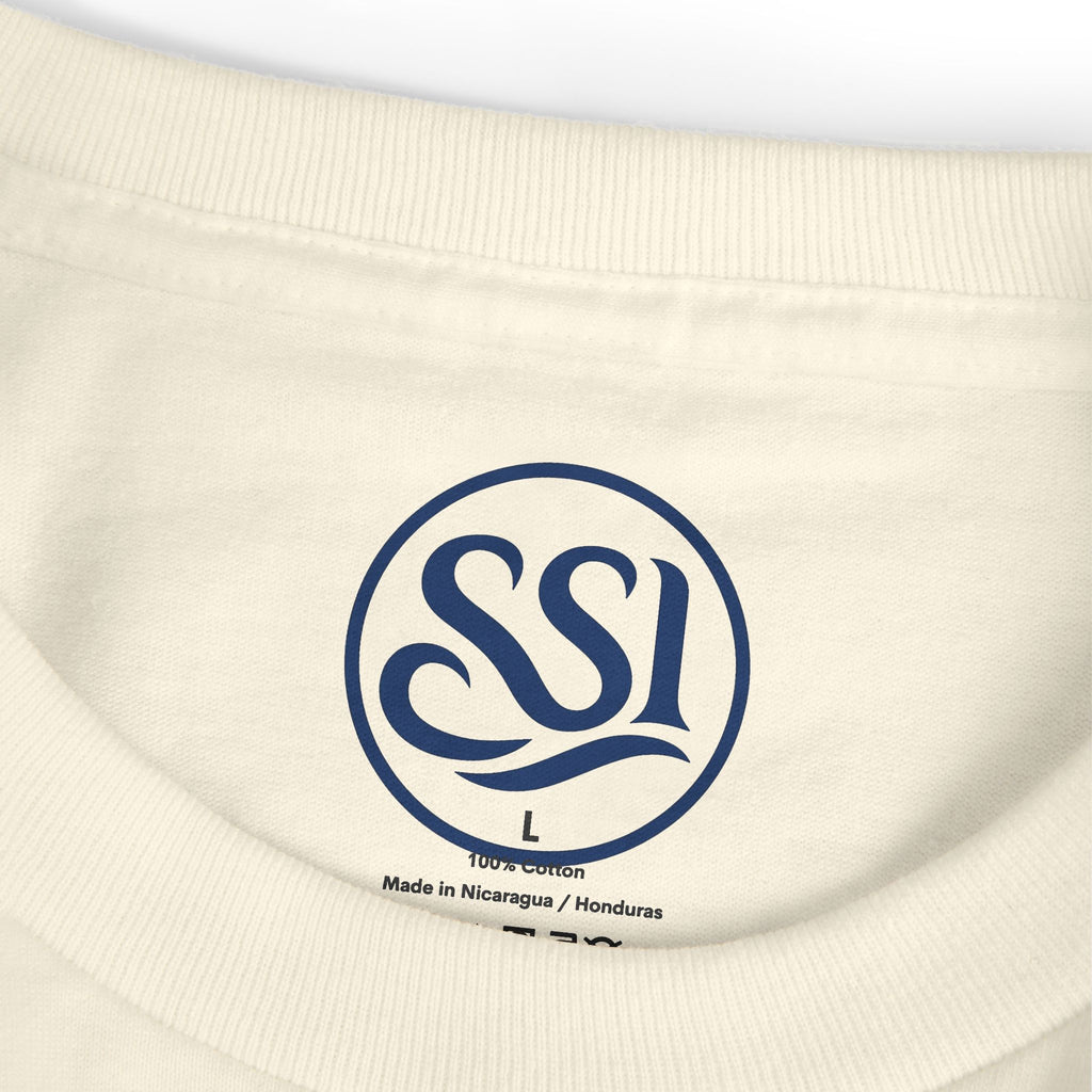 Surf-Inspired Unisex Heavyweight Tee, Casual Wear, Beach Vibes, Summer T-Shirt, Gift for Surf Lovers, Relaxed Style