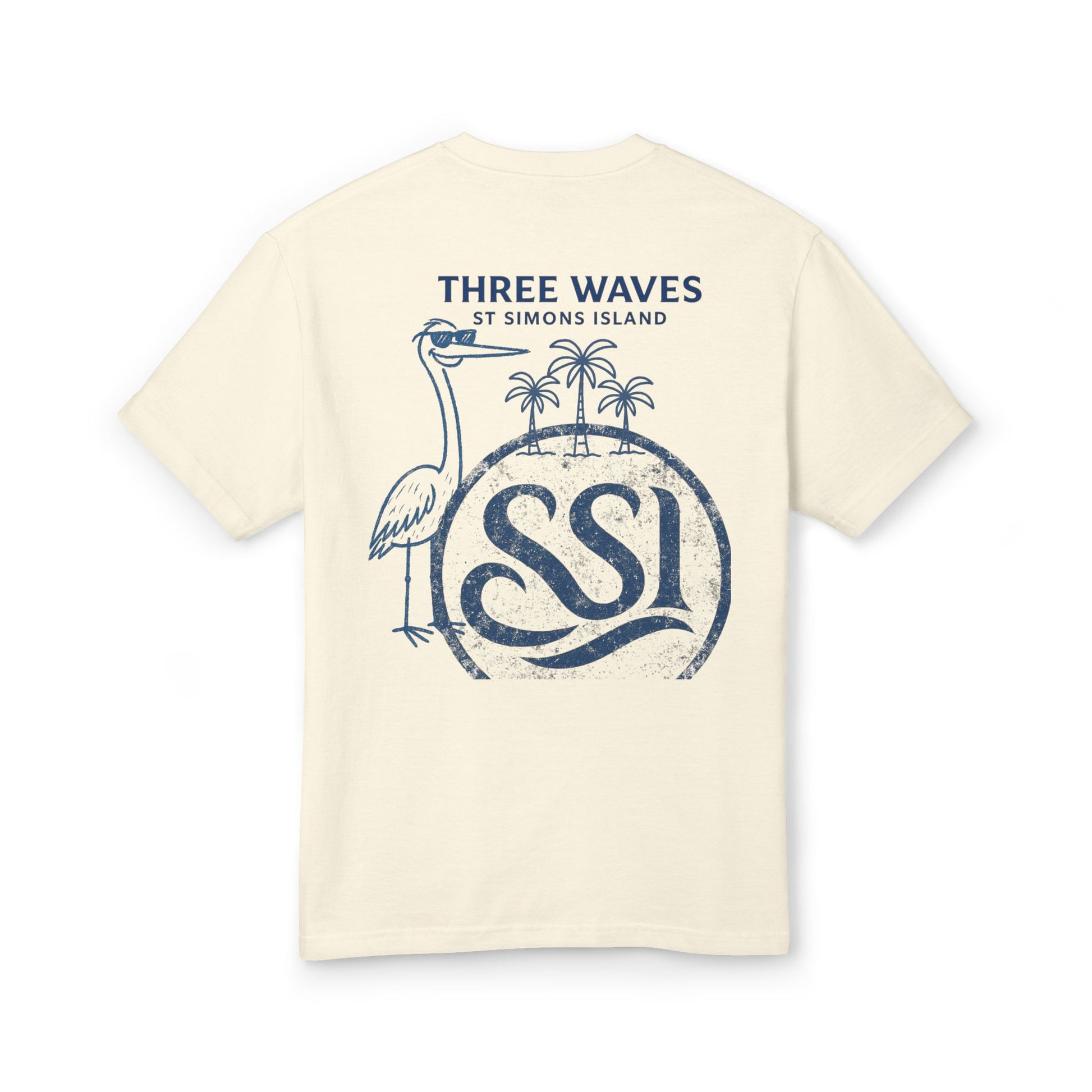 Unisex St Simons Island Vintage Tee, Beach Vibe T-Shirt, Summer Style Clothing, Eco-Friendly Gift, Casual Wear