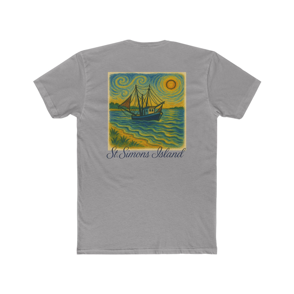 Serene Island Escape Unisex Cotton Crew Tee, Beach T-Shirt, Summer Apparel, Travel Gift, Vacation Outfit, Casual Wear