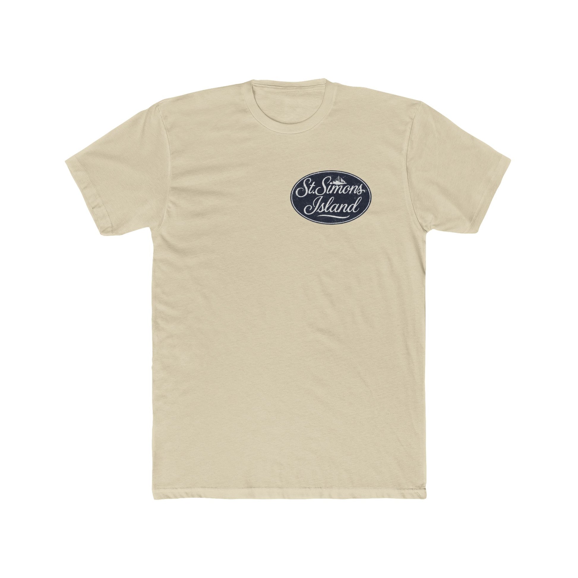 Serene Island Escape Unisex Cotton Crew Tee, Beach T-Shirt, Summer Apparel, Travel Gift, Vacation Outfit, Casual Wear