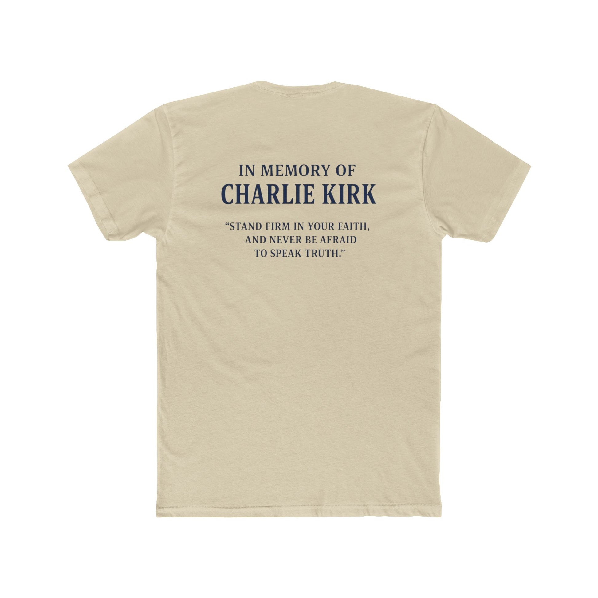 Patriotic Tribute Tee - AmeriCKA Unisex Cotton Crew, Memorial Shirt, Faith T-Shirt, Freedom Tee, 4th of July Gift