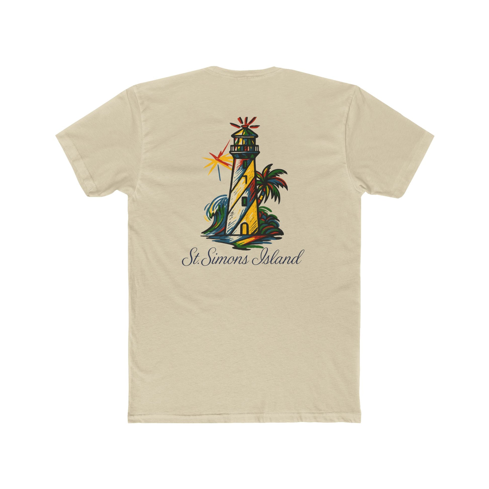 St. Simons Island Lighthouse Tee, Unisex Cotton Crew Shirt, Vacation Souvenir T-Shirt, Beach Lifestyle Apparel, Nautical Gift, Summer [...]