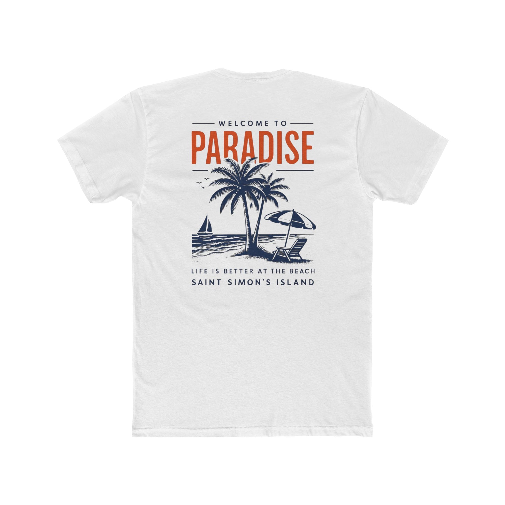 Unisex Beach Vacation Tee, Casual Summer Shirt, Saint Simon's Island Gift, Resort Wear, Tropical Paradise Apparel, Travel Souvenir