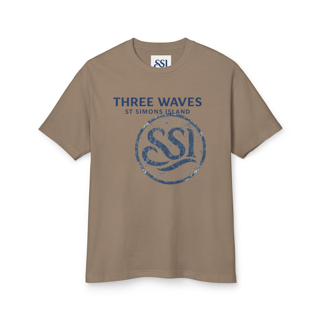 Unisex Vintage-Style Tee with St. Simons Island Design, Casual Summer Shirt, Beachwear, Gift for Travelers, Eco-Friendly Cotton