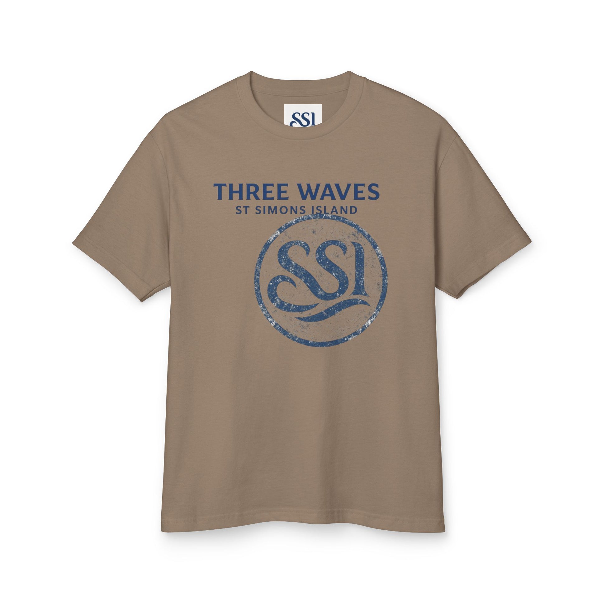 Unisex Vintage-Style Tee with St. Simons Island Design, Casual Summer Shirt, Beachwear, Gift for Travelers, Eco-Friendly Cotton