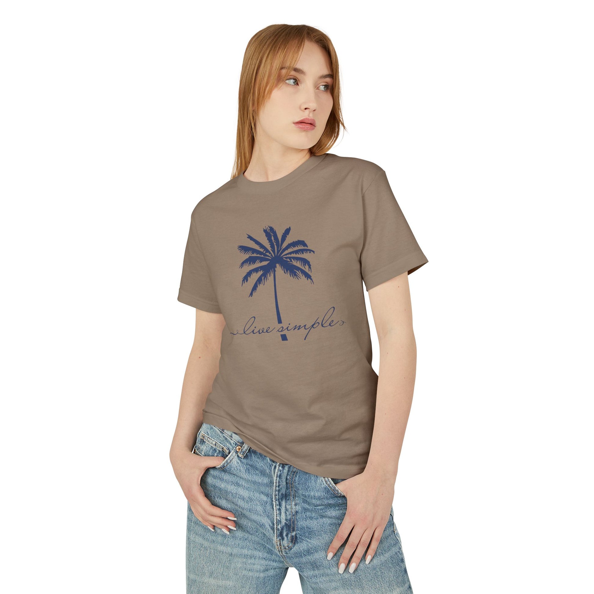 Vibrant Beach Tee - Live Simple, Unisex Cotton Shirt, Summer Style, Vacation Wear, Coastal Vibes, Gift for Beach Lovers