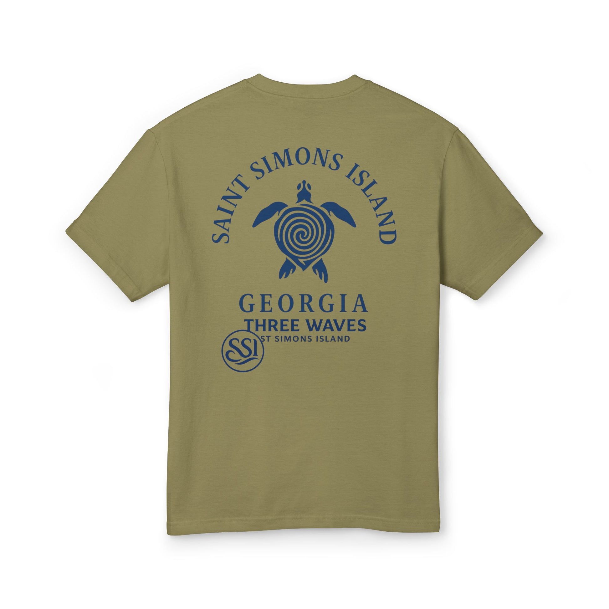 Unisex Vintage-Style Tee with St. Simons Island Design, Casual Summer Shirt, Beachwear, Gift for Travelers, Eco-Friendly Cotton