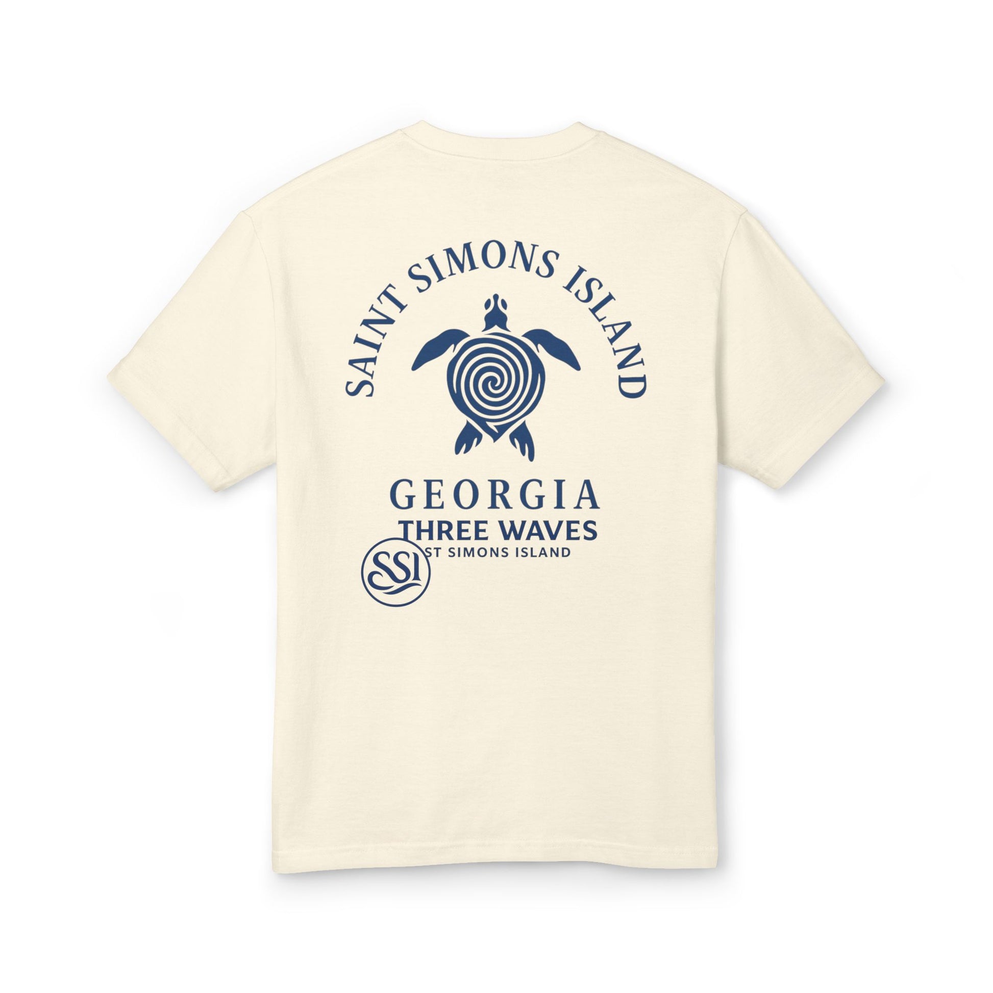Unisex Vintage-Style Tee with St. Simons Island Design, Casual Summer Shirt, Beachwear, Gift for Travelers, Eco-Friendly Cotton