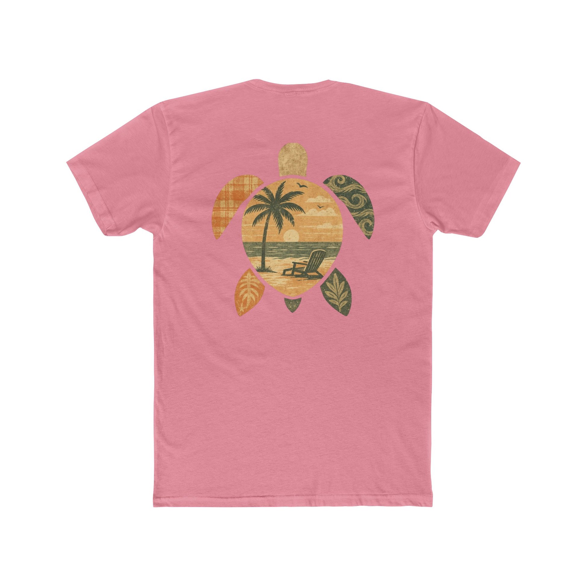 Cotton Tee - Coastal Sea Turtle Design