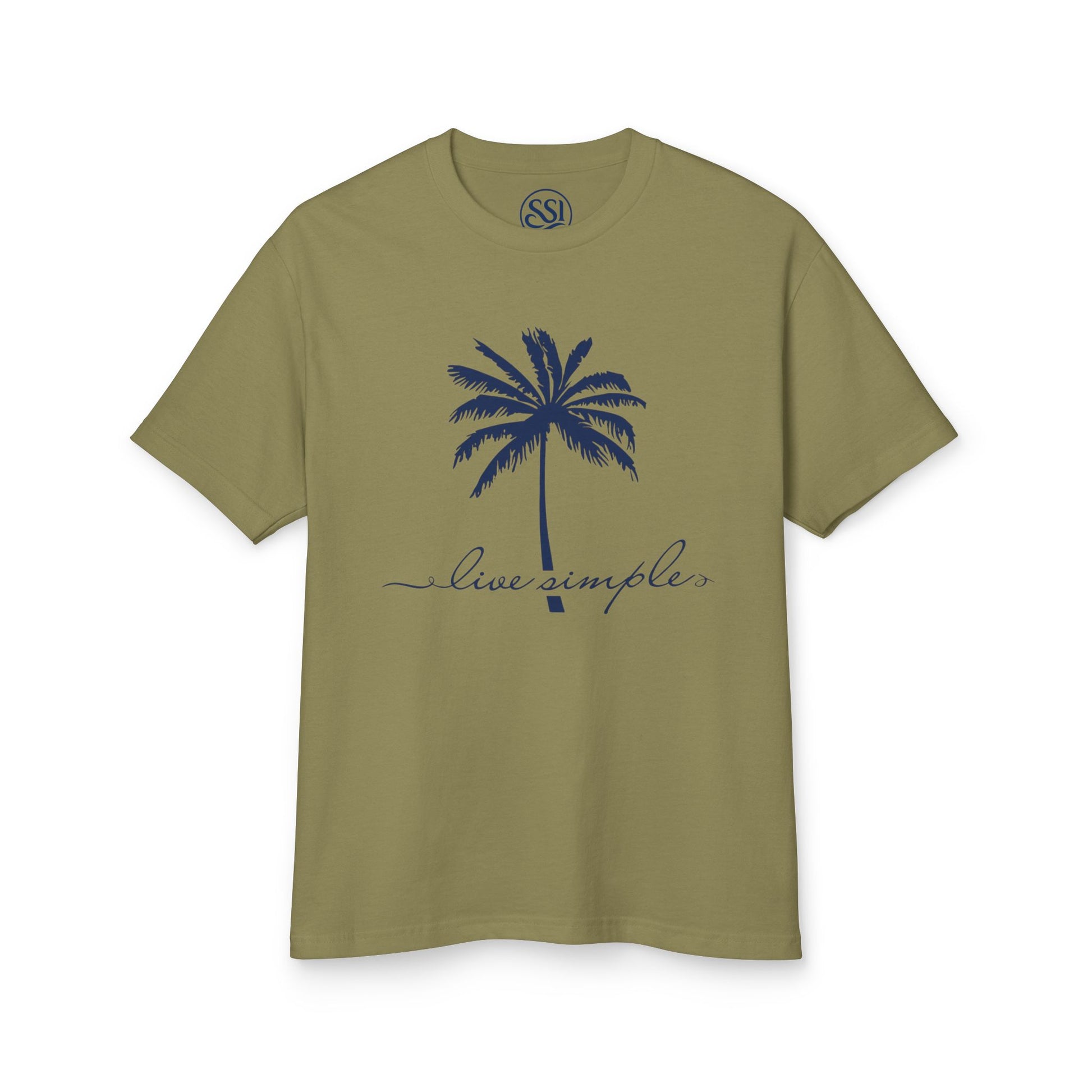 Vibrant Beach Tee - Live Simple, Unisex Cotton Shirt, Summer Style, Vacation Wear, Coastal Vibes, Gift for Beach Lovers