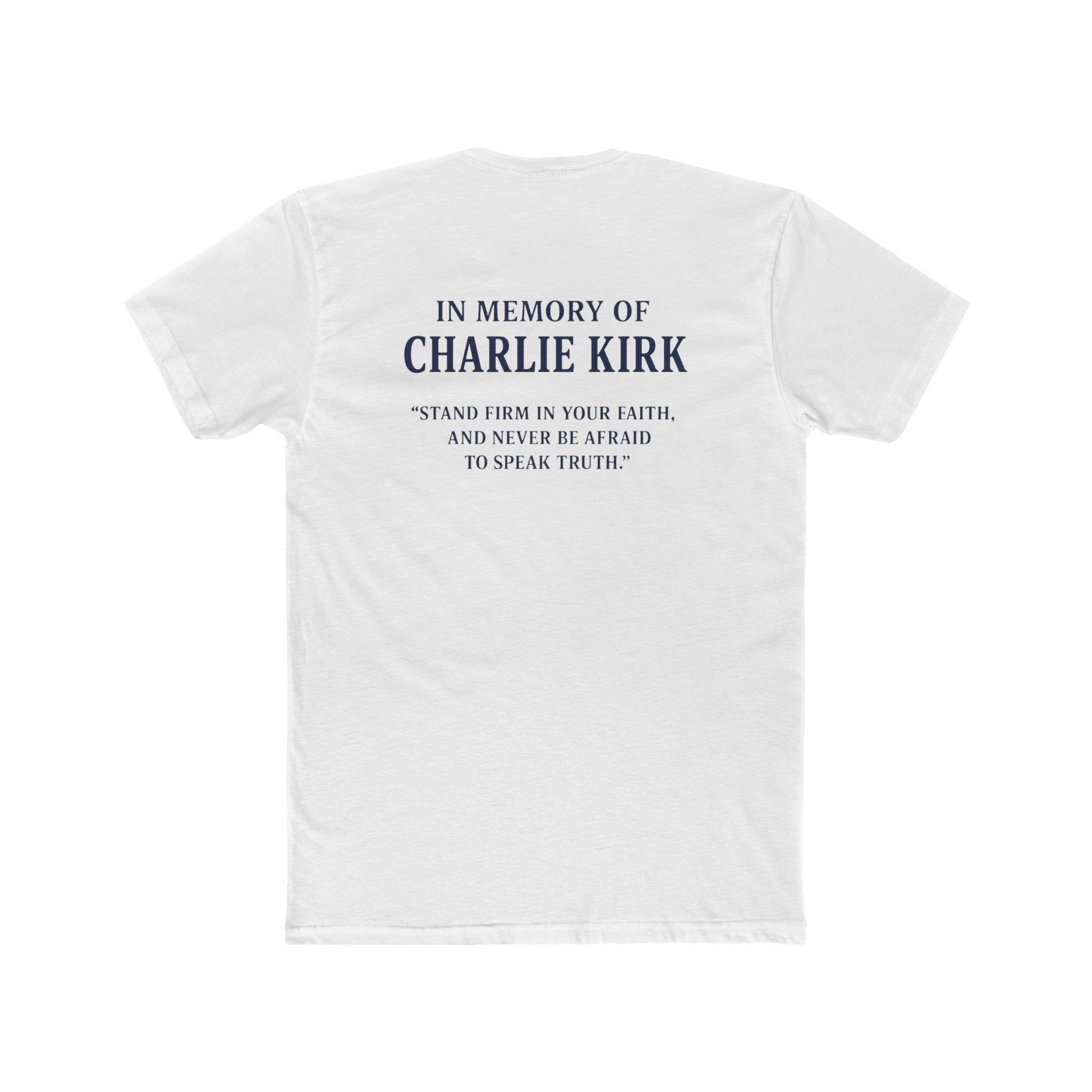 Patriotic Tribute Tee - AmeriCKA Unisex Cotton Crew, Memorial Shirt, Faith T-Shirt, Freedom Tee, 4th of July Gift