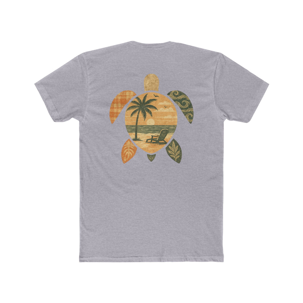 Cotton Tee - Coastal Sea Turtle Design